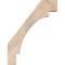 Ekena Millwork 5 1/2"W x 20"D x 26"H Merced Smooth Knee Brace, Douglas Fir BRC06X20X26MRC00SDF - alternate 3